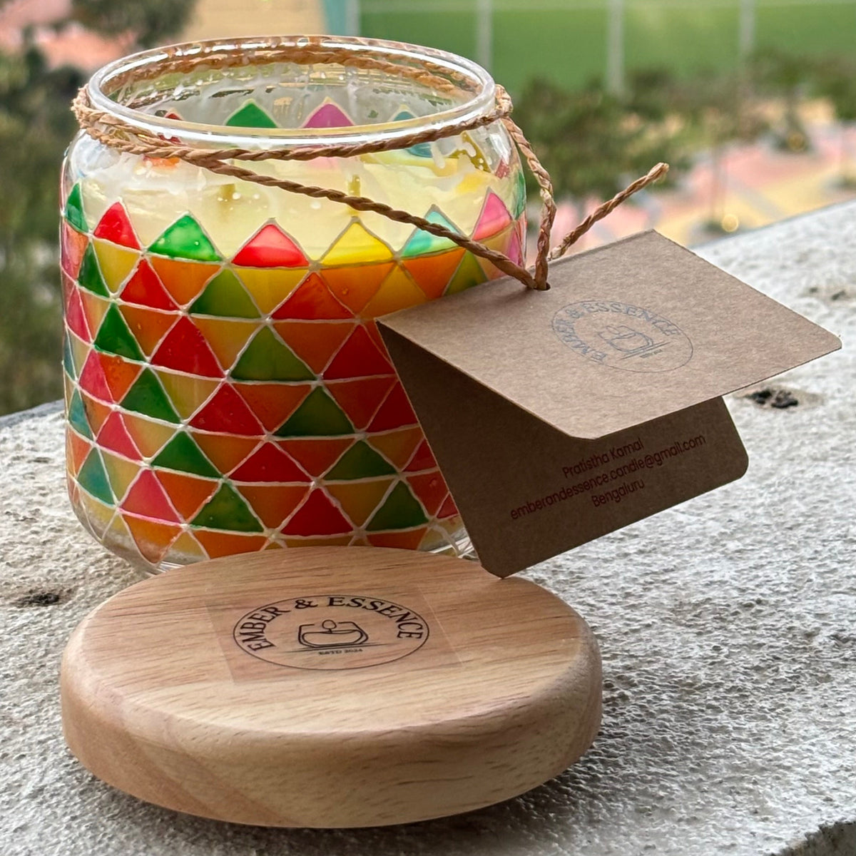 Citrus Mosaic - Beeswax Candle