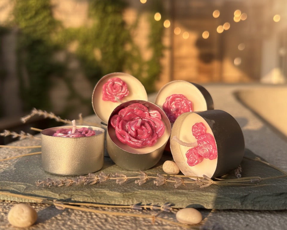 Ember Rose - T-Light Soy Candle (Set of 6)